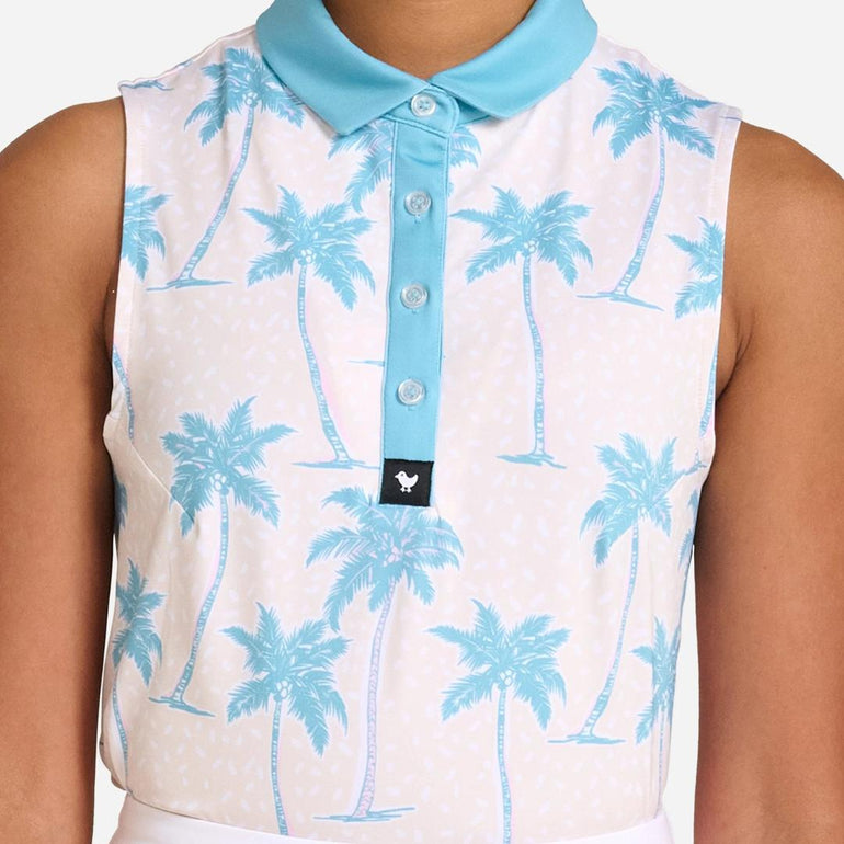 Bad Birdie Women's Chasin' Shades Sleeveless Polo 24