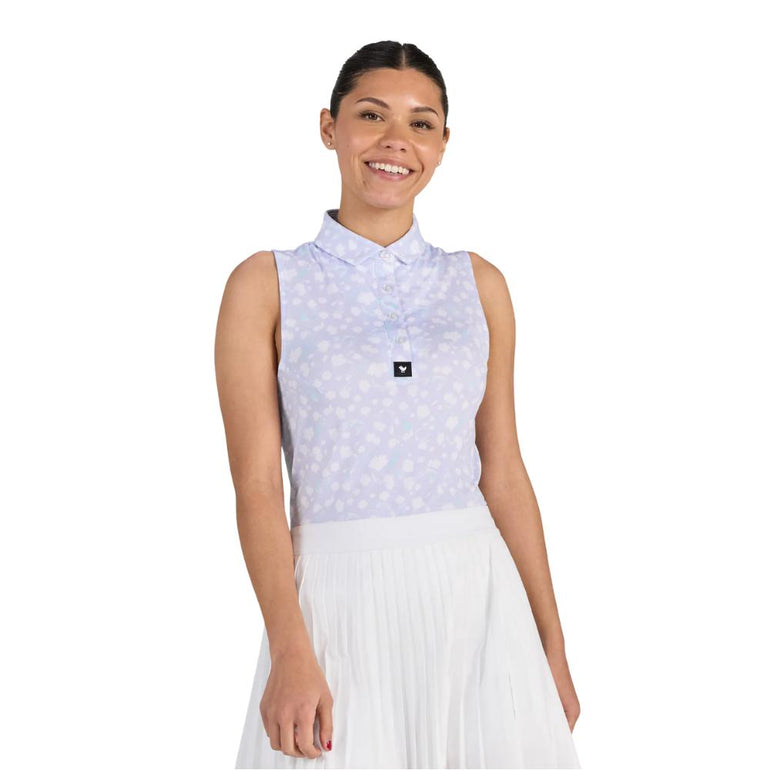 Bad Birdie Women's Baby Lush Sleeveless Polo
