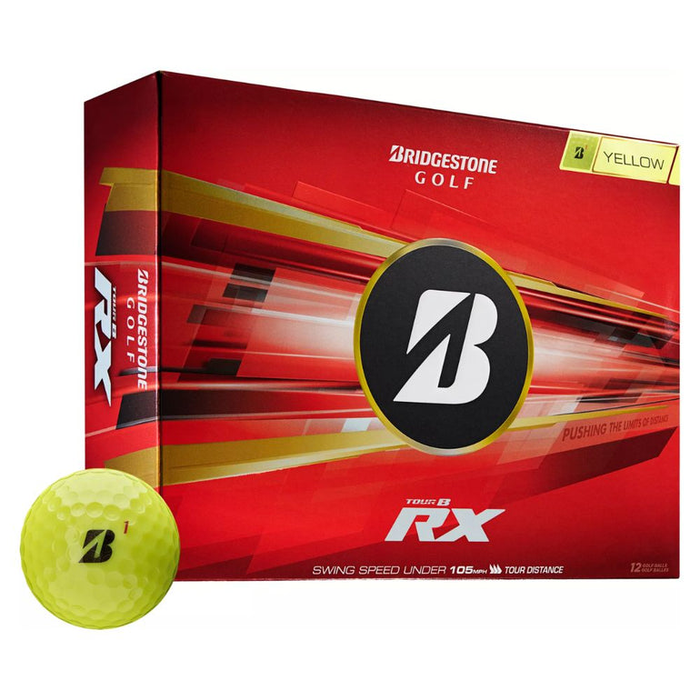 Bridgestone Tour B RX Yellow Golf Balls 2026