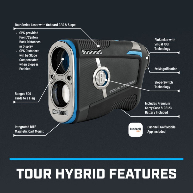 Bushnell Tour Hybrid Golf Rangefinder
