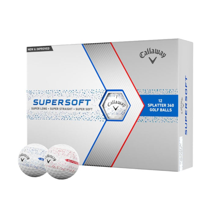 Callaway Supersoft Splatter Golf Balls