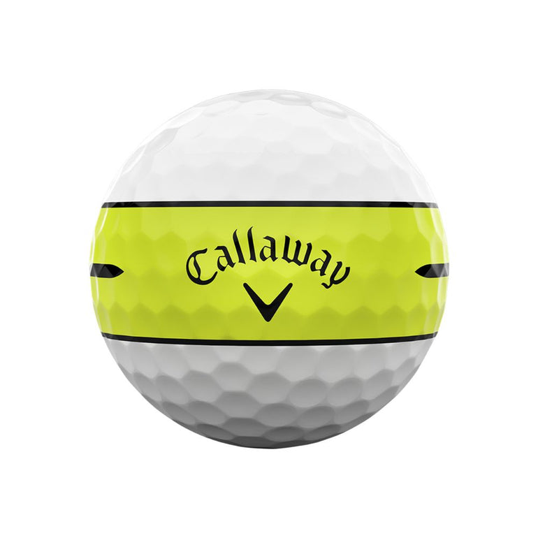 Callaway Chrome Soft 360 Yellow Stripe Golf Ball 2026