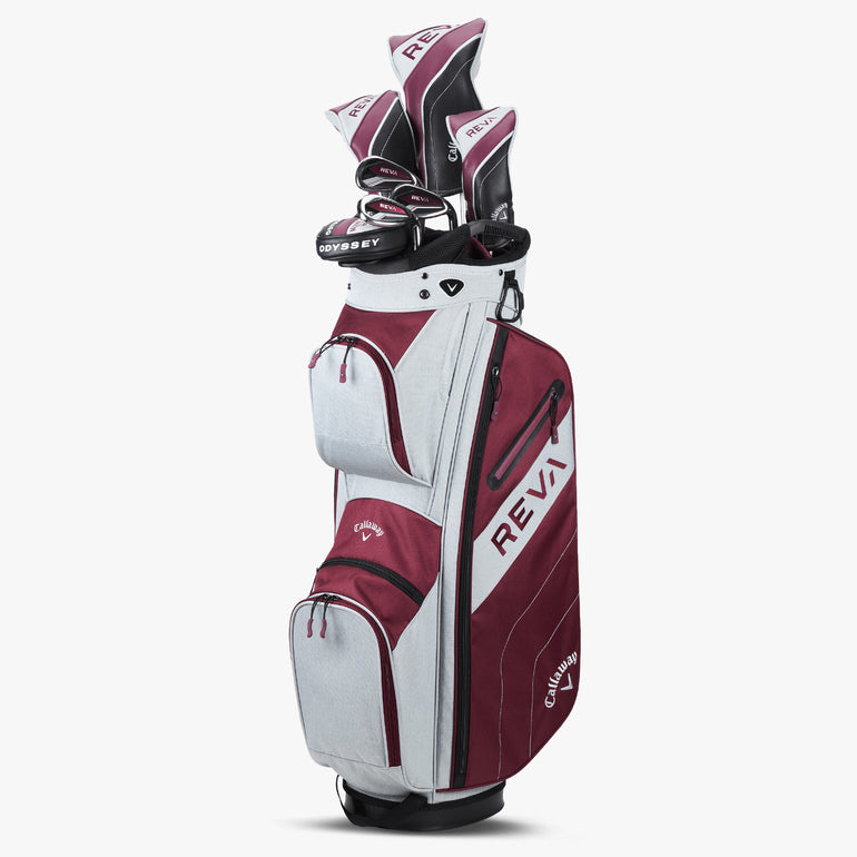 Callaway Women's Reva 8-Piece Complete Set w/ Eggplant Cart Bag