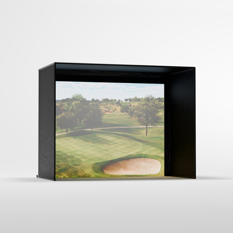 DIY Golf Simulator Enclosure Kit with Premier Impact Screen