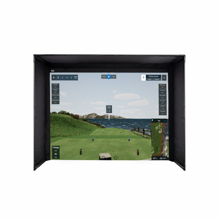 DIY Golf Simulator Enclosure Kit with Premier Impact Screen