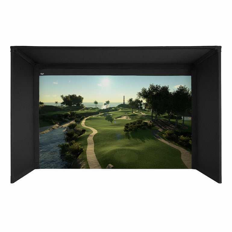 Pro Golf Simulator Enclosure Kit with Premium Impact Screen
