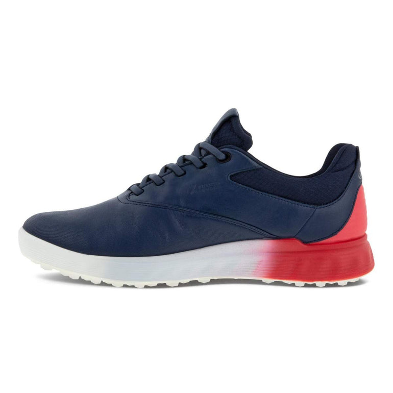 ECCO Women's S-Three Golf Shoe - Marine/Hibiscus