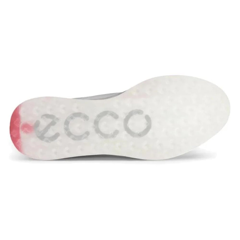 ECCO Women's S-Three Golf Shoes - White/Bubblegum