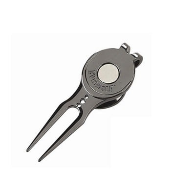 Evergolf Magnetic Slick Divot Tool with Clip Nickel