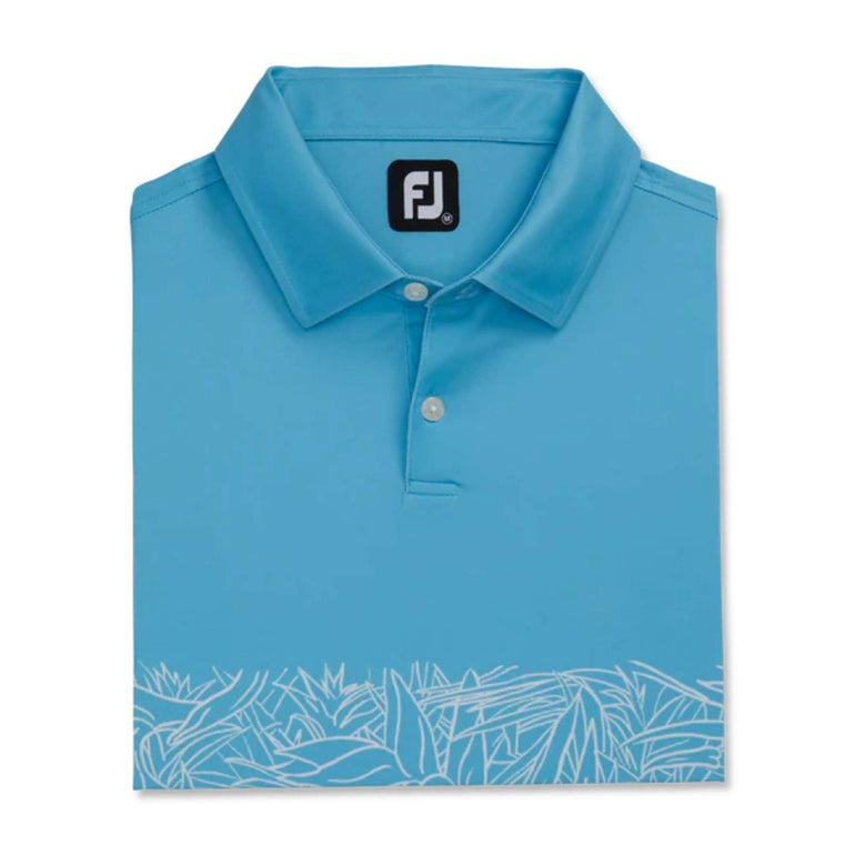 FootJoy Men's Tropical Chestband Polo 23 - Pool