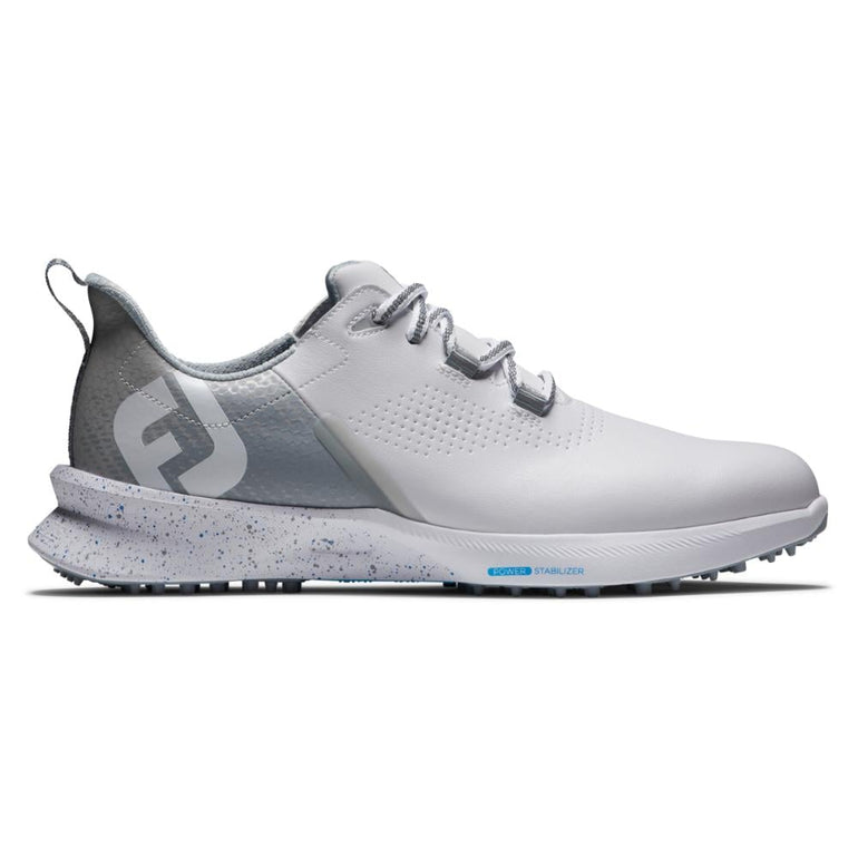 FootJoy Men's Fuel Golf Shoe - White/Gray Previous Season Style 55427