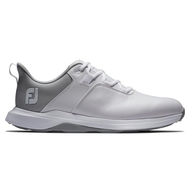 FootJoy Men's ProLite Golf Shoe - White/Gray Previous Season Style 56924
