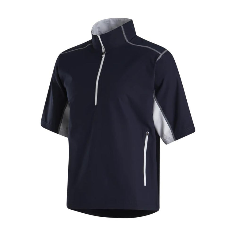 FootJoy Men's Short Sleeve Sport Windshirt - Navy