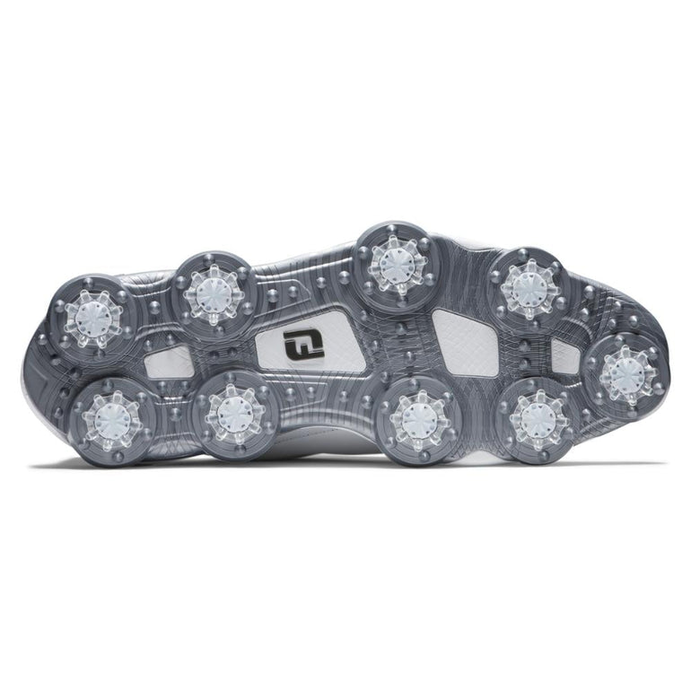 FootJoy Men's Tour Alpha Golf Shoe - White/Silver Previous Season Style 55543