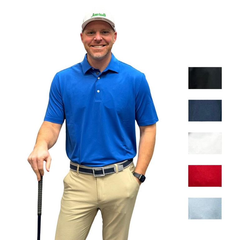 Backspin Men's Freedom Solid Polo 24