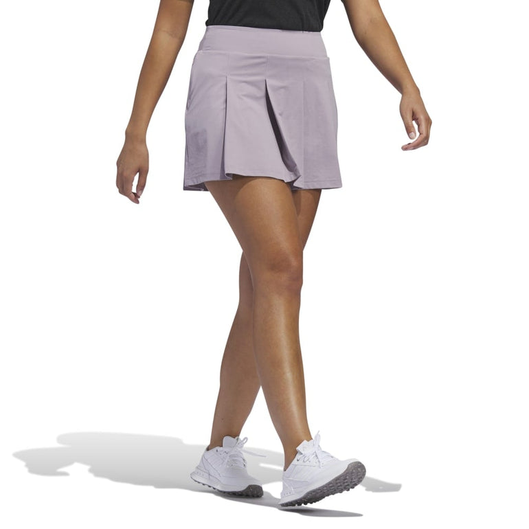Adidas Women's Ultimate365 Tour TwistKnit Pleated Skort 2024 - Preloved Fig