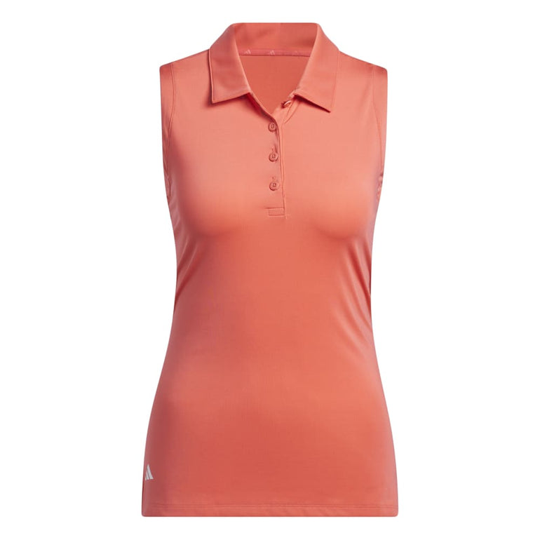 Adidas Women's Ultimate365 Solid Polo 2024 - Preloved Scarlet