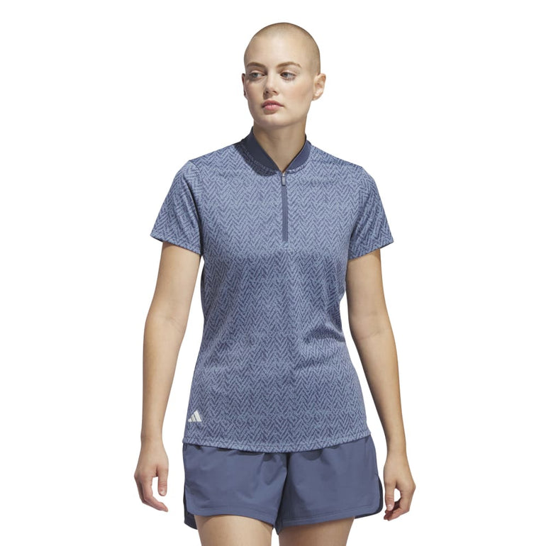 Adidas Women's Ultimate365 Jacquard Polo 2024 - Preloved Ink