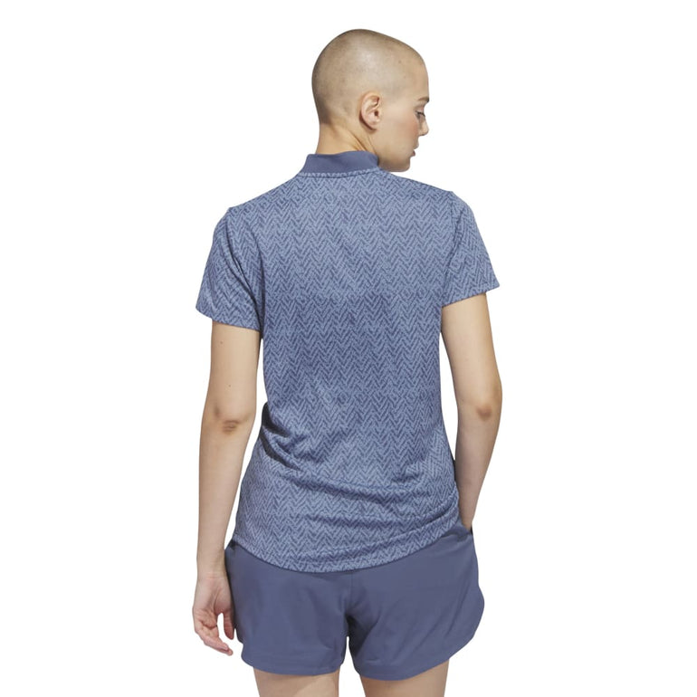 Adidas Women's Ultimate365 Jacquard Polo 2024 - Preloved Ink