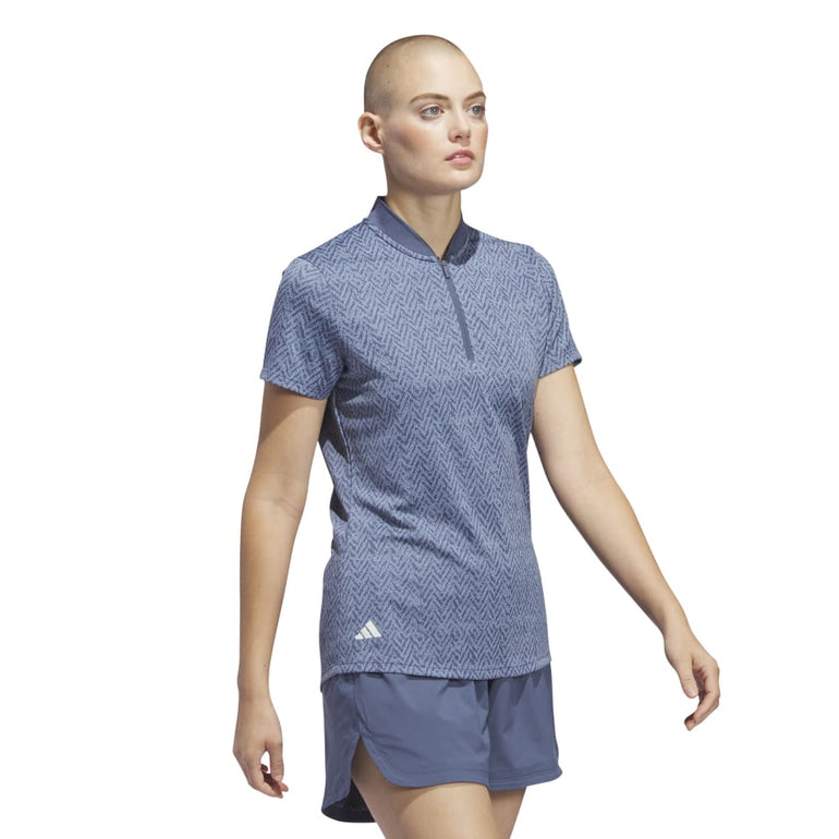 Adidas Women's Ultimate365 Jacquard Polo 2024 - Preloved Ink