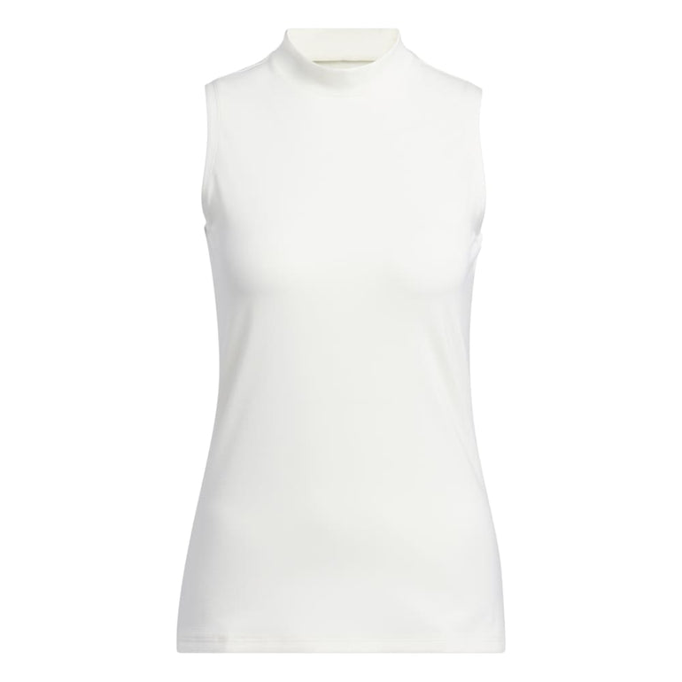 Adidas Women's Ultimate365 Sleeveless Mock Shirt 2024 - Ivory