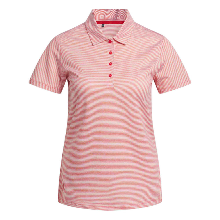 Adidas Women's Ultimate365 Jacquard Polo 24 - Collegiate Red