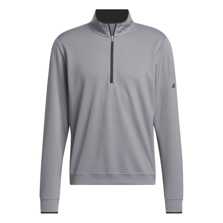 Adidas Men's UPF Lightweight 1/4 Zip Pullover 2024 - Grey Three
