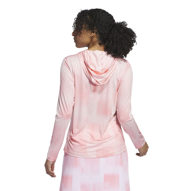 Adidas Women's Ultimate365 Printed Hoodie 24 - Sandy Pink