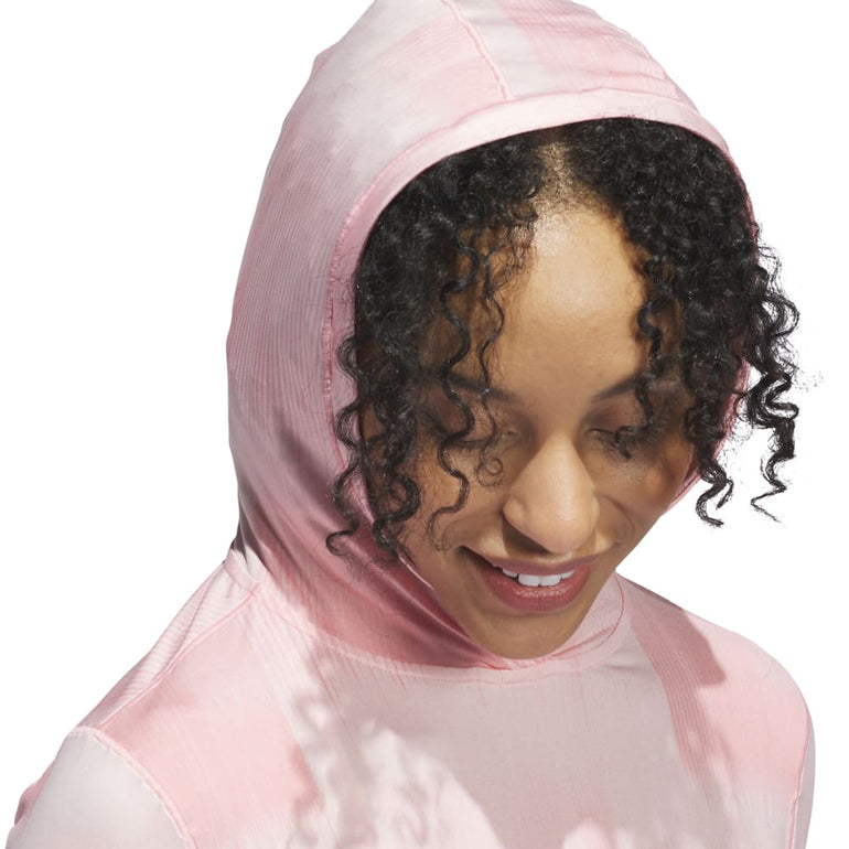 Adidas Women's Ultimate365 Printed Hoodie 24 - Sandy Pink
