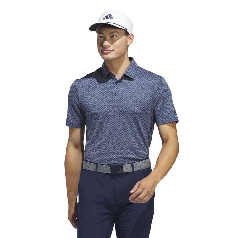 Adidas Men's Ultimate365 Fairway Jacquard Polo 2024 - Navy