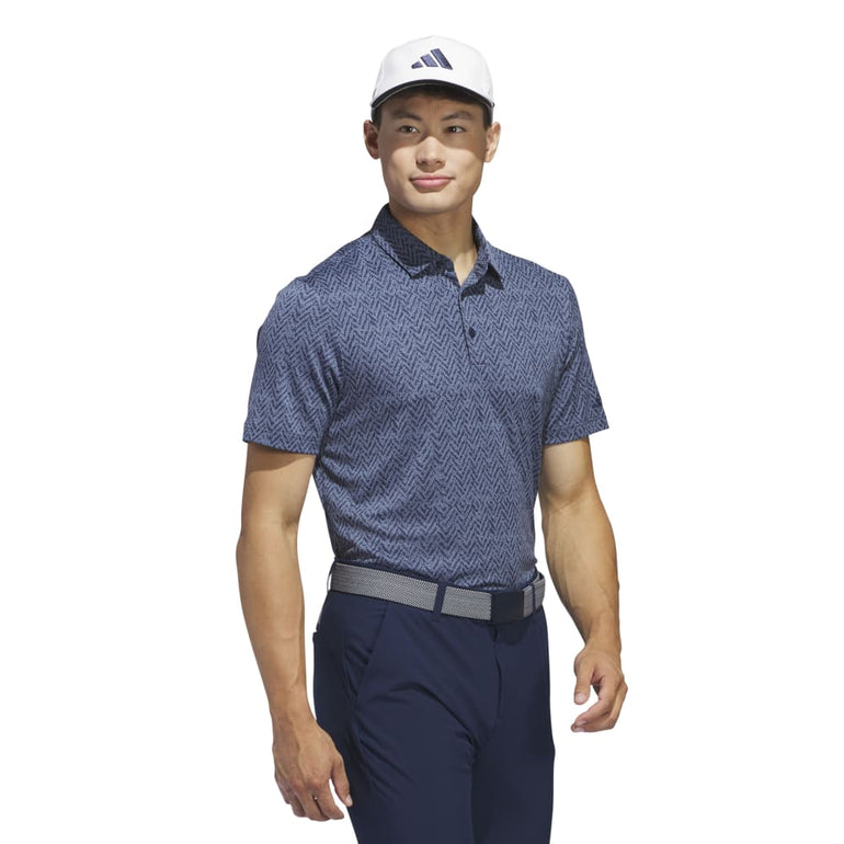 Adidas Men's Ultimate365 Fairway Jacquard Polo 2024 - Navy