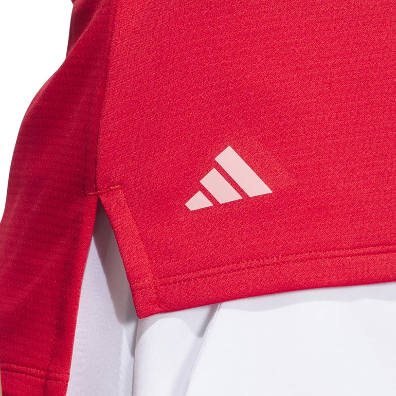 Adidas Women's Ultimate365 Heat.Redy Texture Polo 24 - Better Scarlet