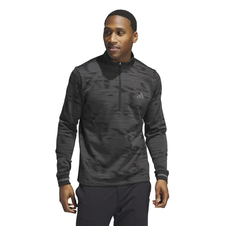 Adidas Men's Ultimate365 Cold.Rdy 1/4 Zip Pullover 24 - Carbon/Black