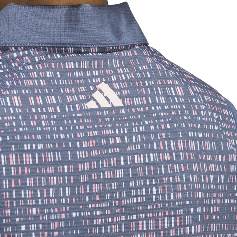 Adidas Women's Ultimate365 Printed Sleeveless Polo 24 - Preloved Ink