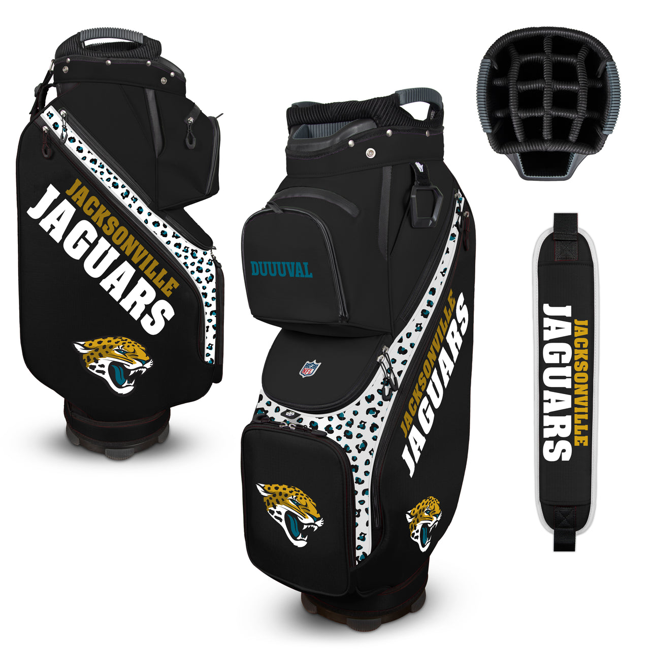 jacksonville jaguars cart bag