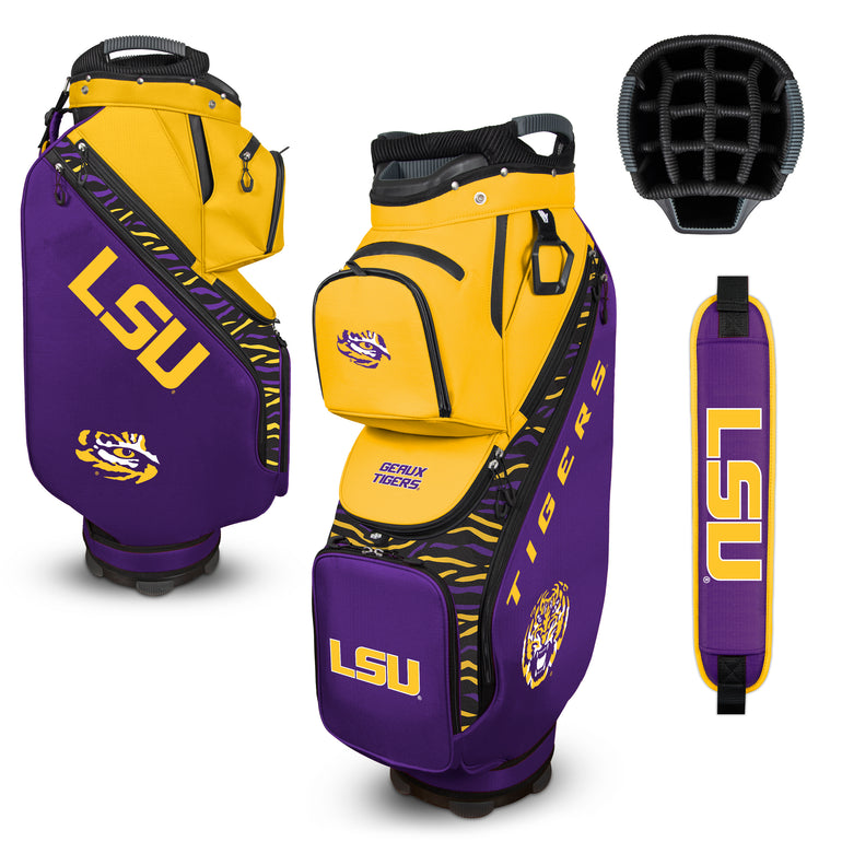 NCAA Team Effort Clubhouse Cooler LSU Tigers Cart Bag