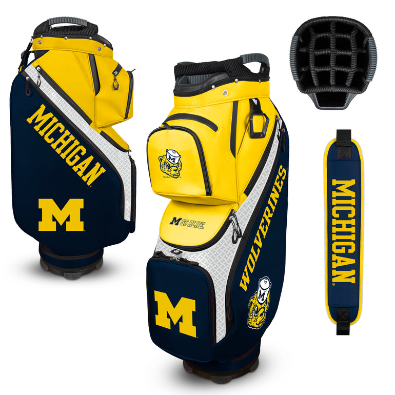 NCAA Team Effort Clubhouse Cooler Michigan Wolverines Cart Bag