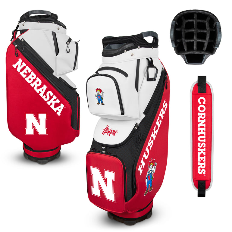 NCAA Team Effort Clubhouse Cooler Nebraksa Cornhusker Cart Bag