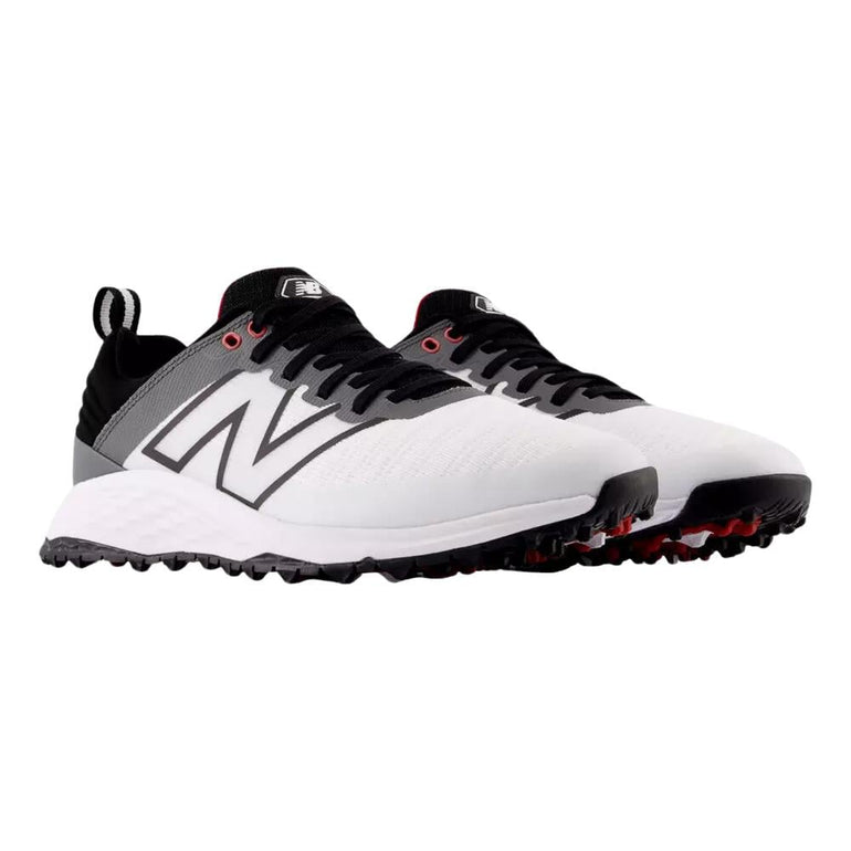 New Balance Men's Fresh Foam Contend V2 Golf Shoes 24 - White/Black