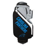 Carolina Panthers golf bag with black and gray design on a white background