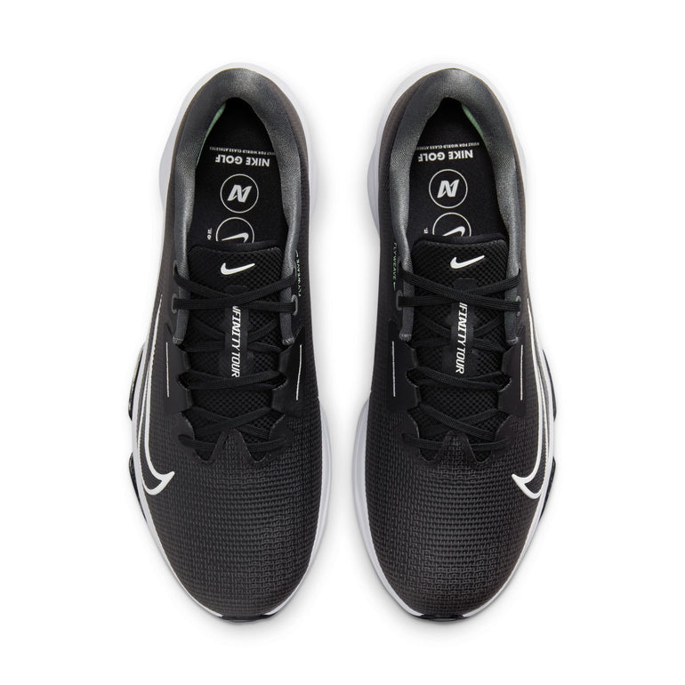 Nike Men's Air Zoom Infinity 2 Golf Shoes 24 - Black/White