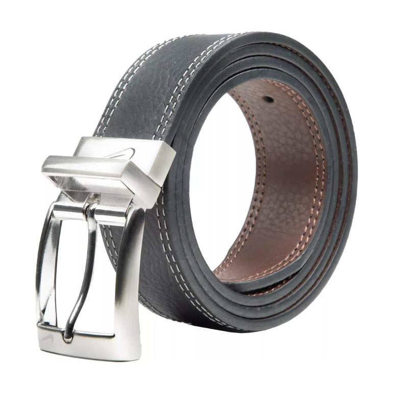 Nike Men's Double Row Stitch Reversible Belt