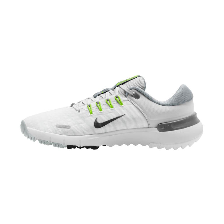 Nike Men's Free Spikeless Golf Shoes 24 - White/Black/Pure Platinum