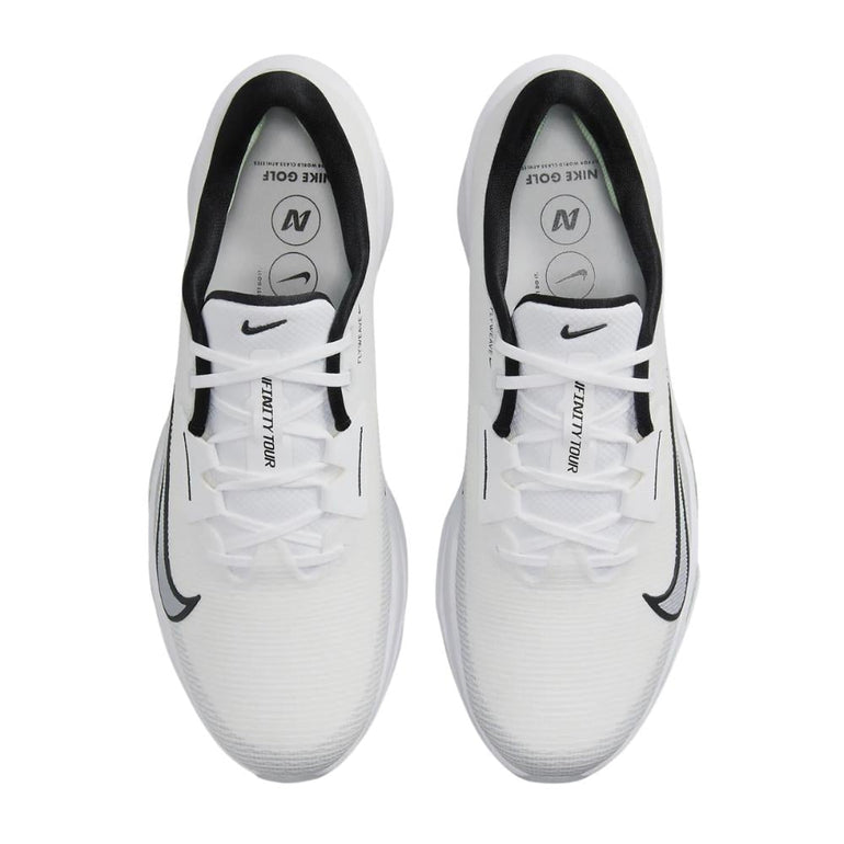 Nike Men's Air Zoom Infinity 2 Golf Shoes 24 - White/Black