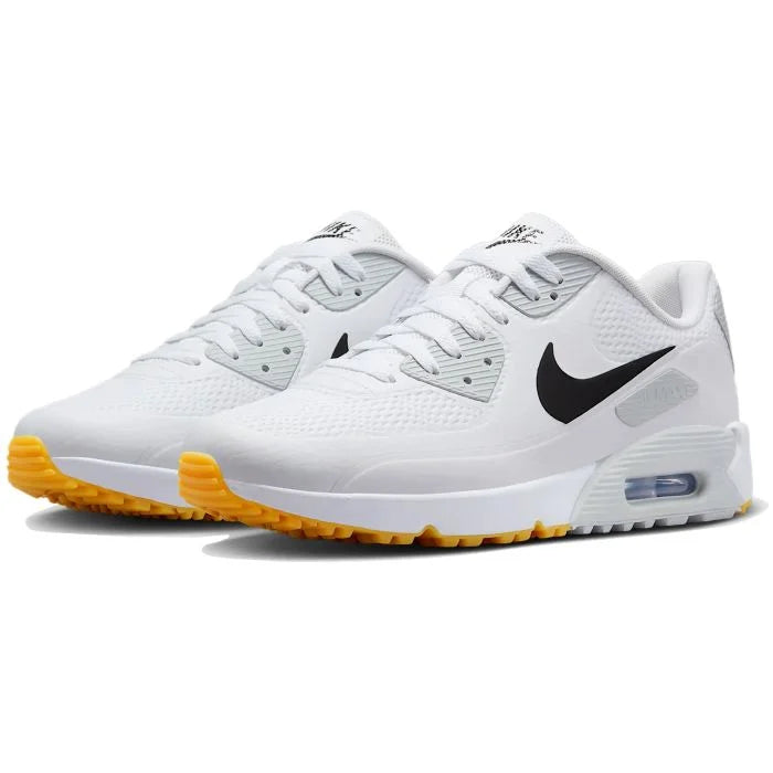 Nike Unisex Air Max 90 G Golf Shoes - White/Black 25