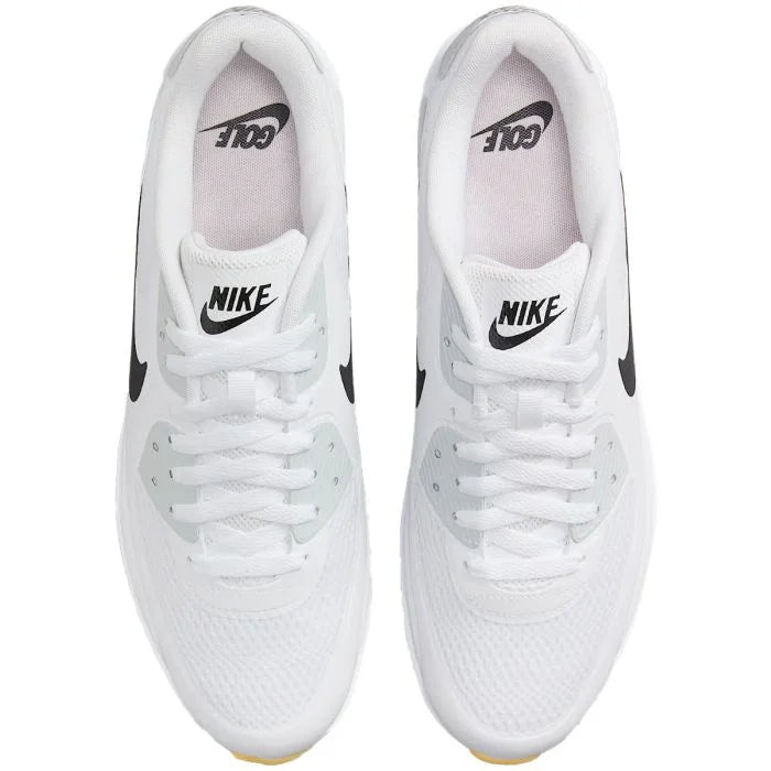 Nike Unisex Air Max 90 G Golf Shoes - White/Black 25