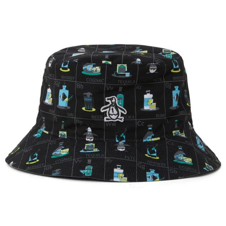 Original Penguin Pete's Flash Cards Reversible Bucket Hat 24