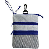 Pro Active Sports Zippered Caddy Pouch Grey/Blue