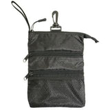 Pro Active Sports Zippered Caddy Pouch Black