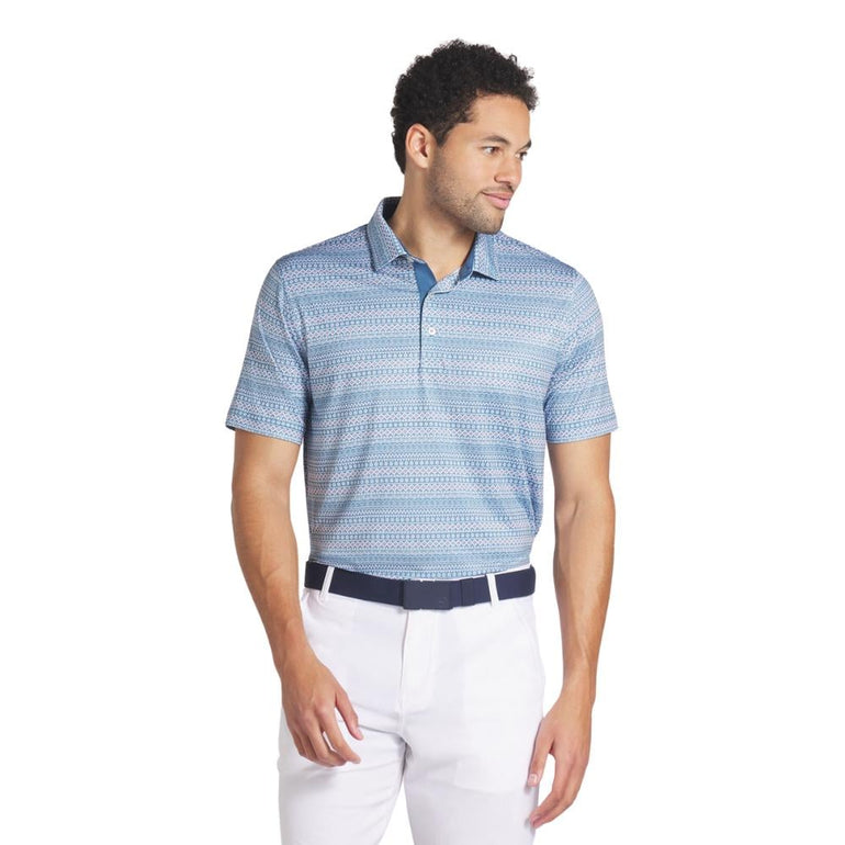 Puma Men's Fair Isl Micro Print Polo 24